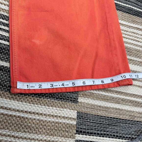 Free People We The Free Waterfalls Baggy Wide Leg Jean Zip Fly Oklahoma Sun 24S - Picture 13 of 16